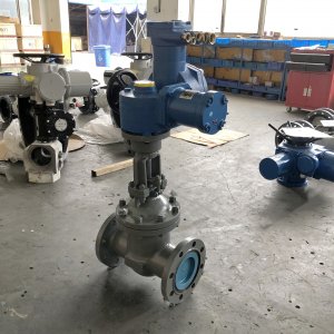 礦用電動閥門MKZ941H-40 DN150防爆（礦山、冶