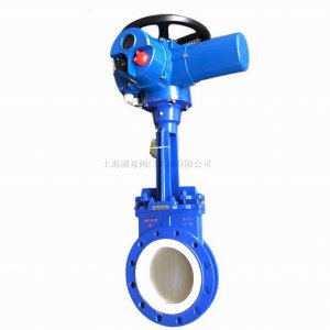 電動刀閘閥DMZ973X-10Q   DN200泥漿、空氣、渣