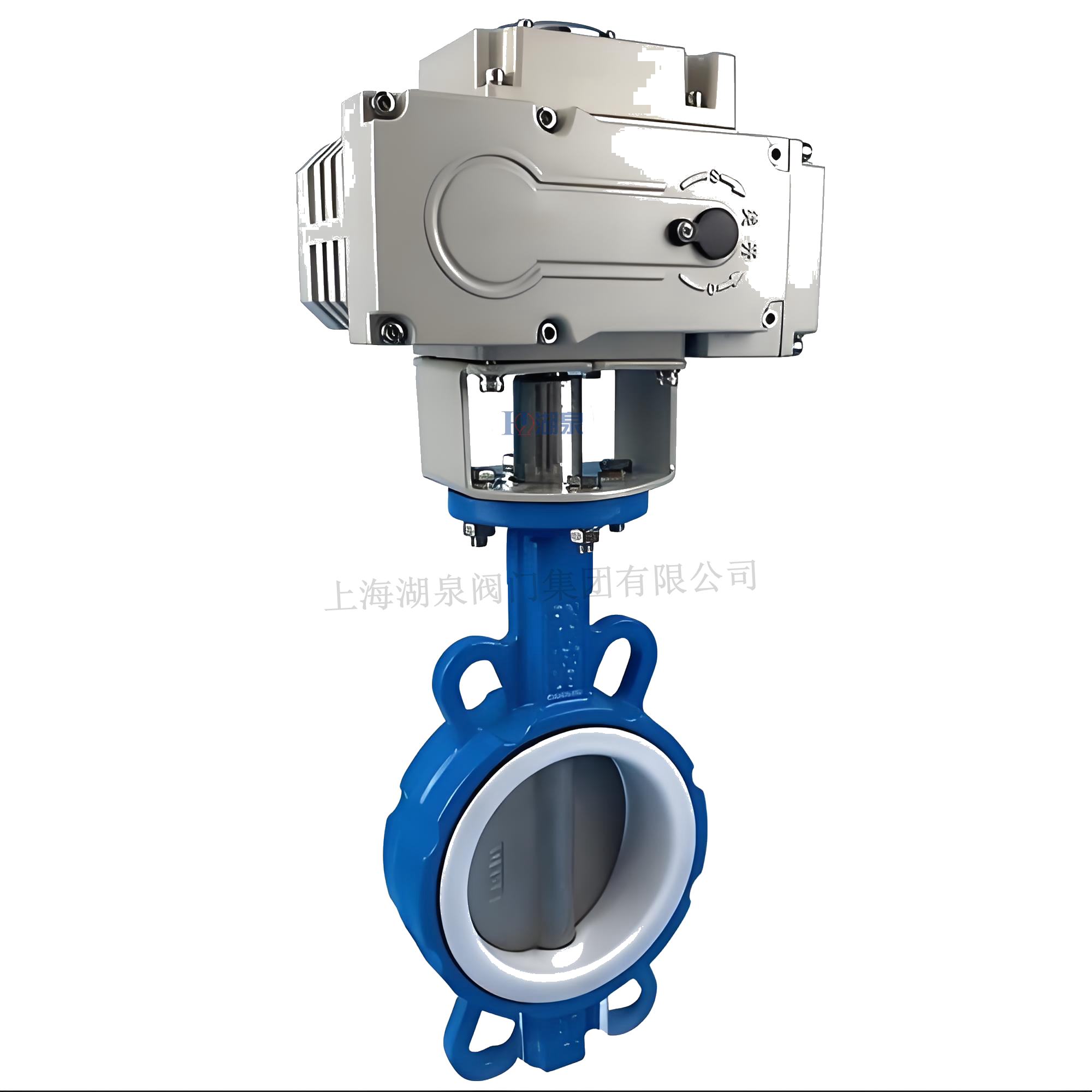 D971F46-16Q/DN200全襯四氟對夾蝶閥